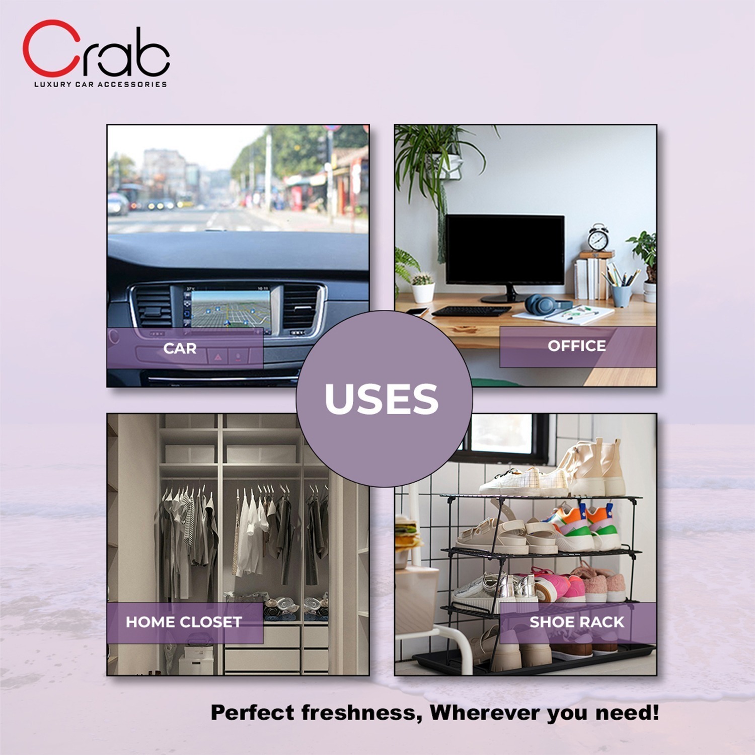 Crab Car Spray Perfume With Eternal Fragrance – Long Lasting Car Fresheners, Ideal for Dashboard Use, Keeps Car Smelling Fresh and Clean – Car Perfume for Dashboard - Image 4