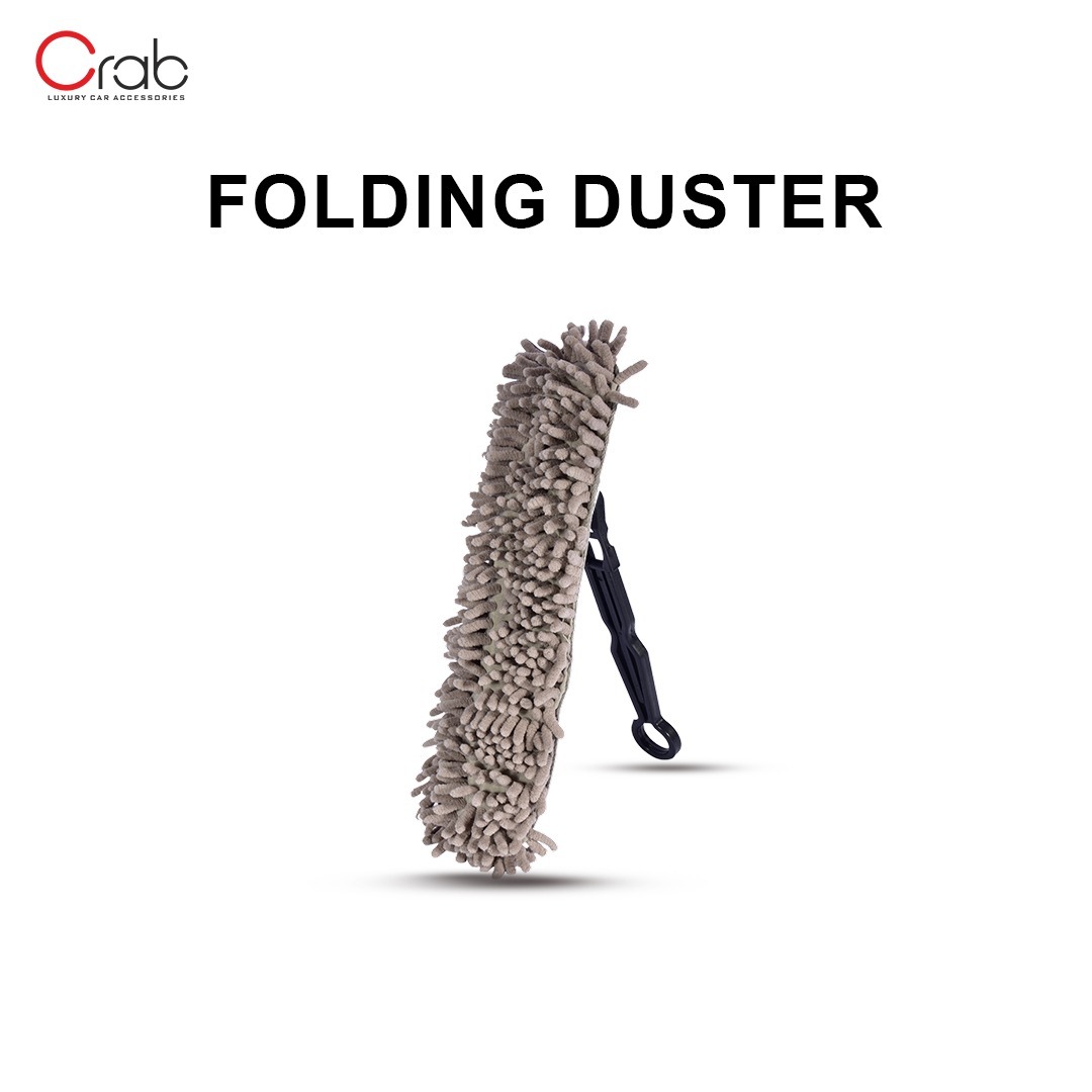 Crab Microfiber Folding Duster is a versatile cleaning tool designed to make dusting easy and efficient